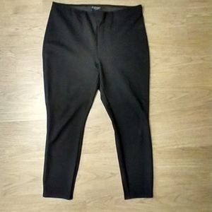 LAUNDRY By Shelli Seagul Black Stretchy dress trouser pants  XLARGE